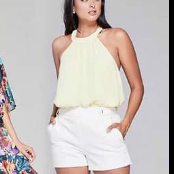 New Guess Marciano Halter sheer chiffon blouse Top S M - Picture 8 of 8